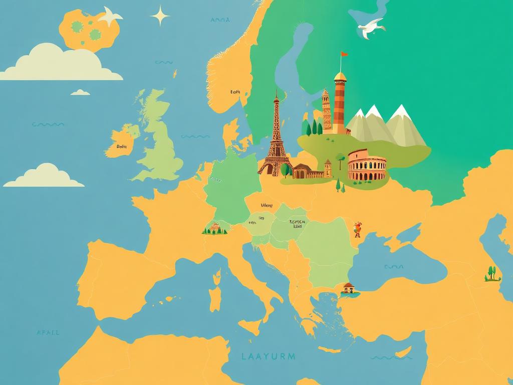 Илюстрация за Изследвай Европа